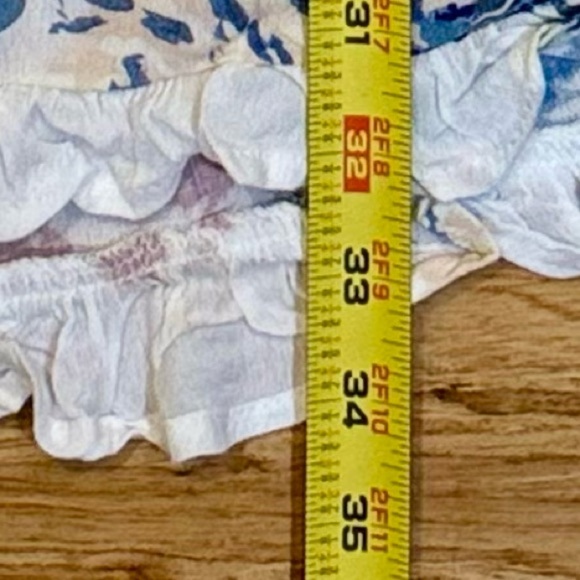 NWOT Wishlist White Floral Open Back‎ Tiered Rayon Dress - Picture 7 of 13